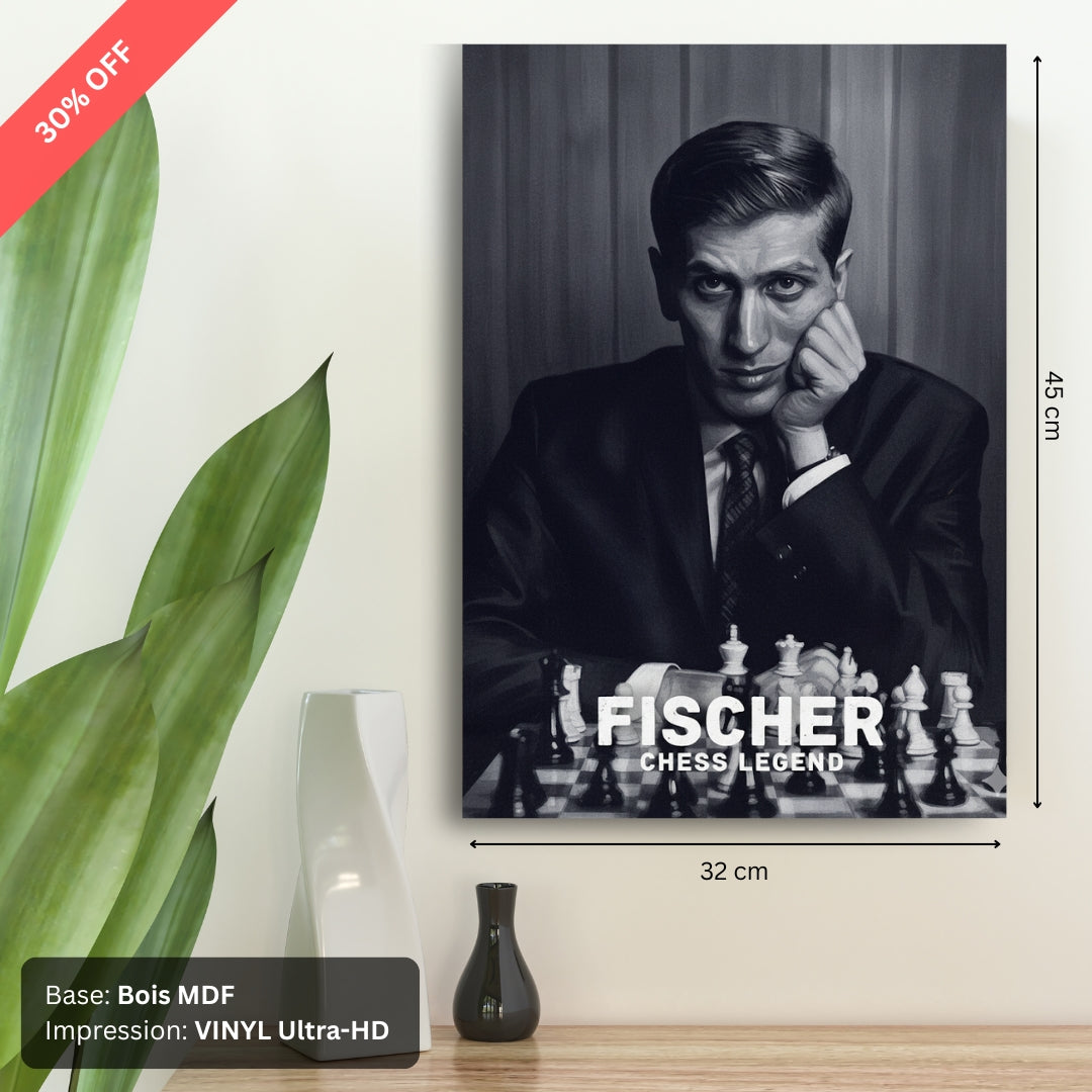 Tableau MDF - Bobby Fischer