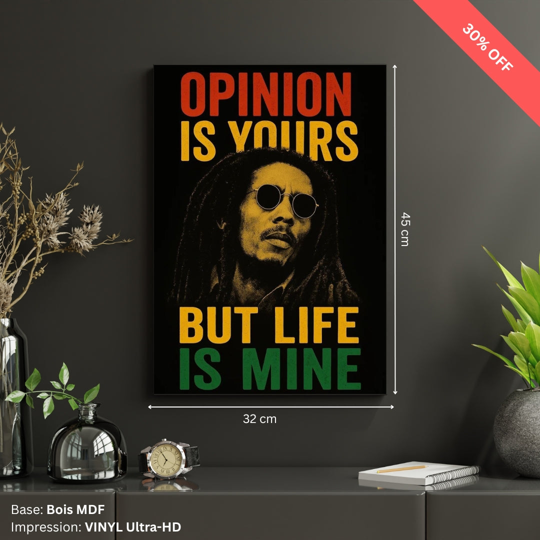 Tableau MDF - Bob Marley
