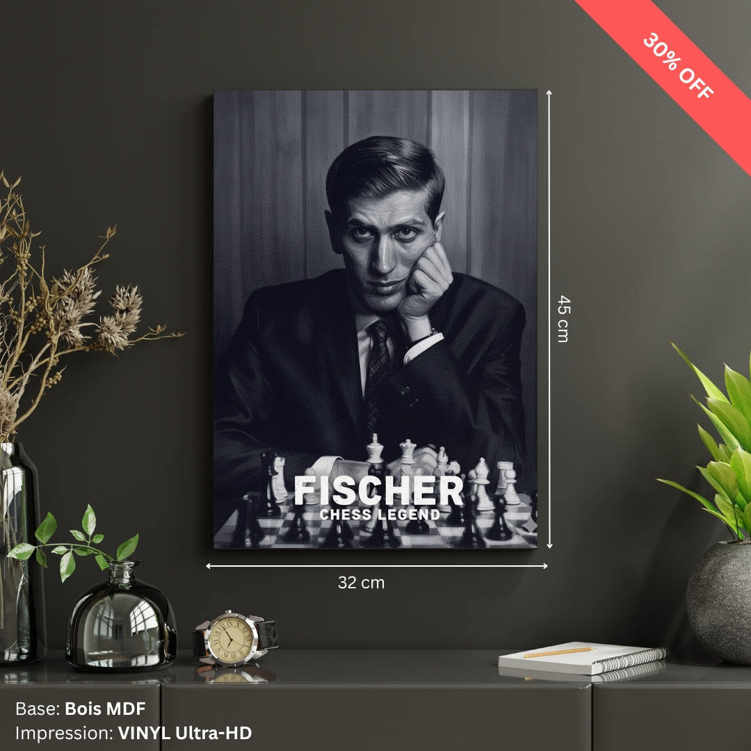 Tableau MDF - Bobby Fischer