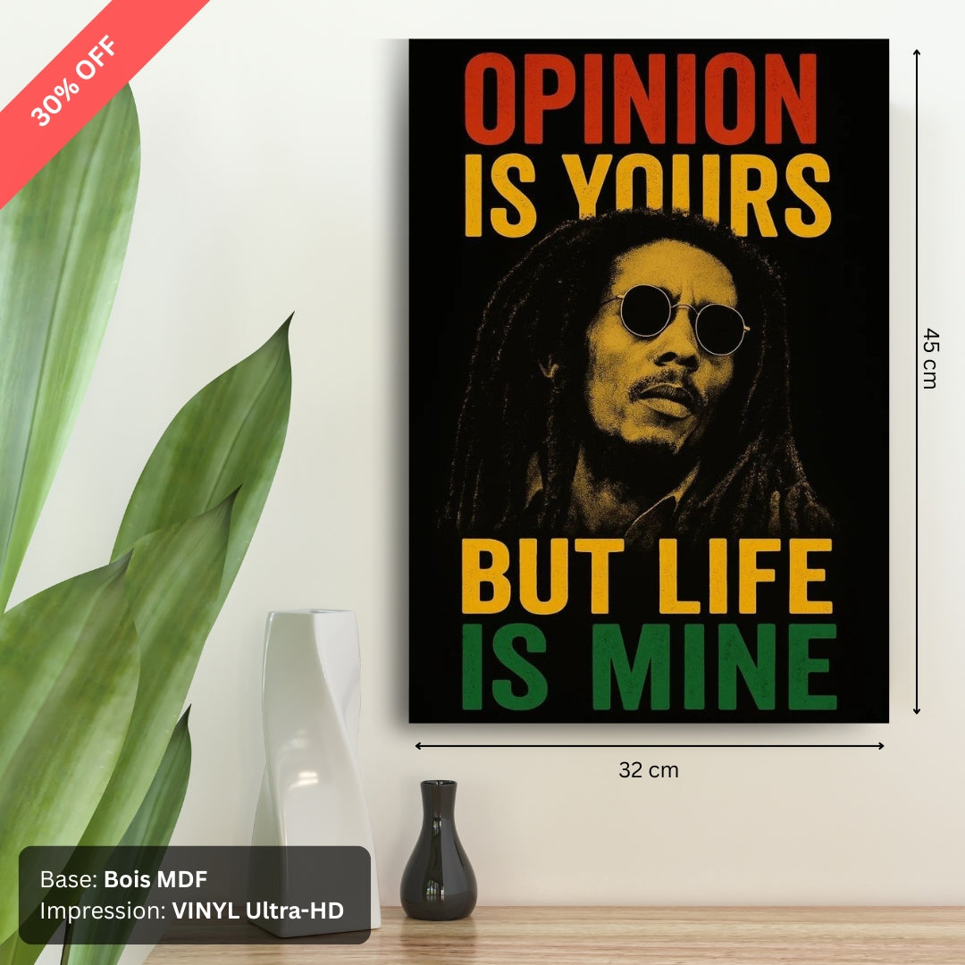 Tableau MDF - Bob Marley
