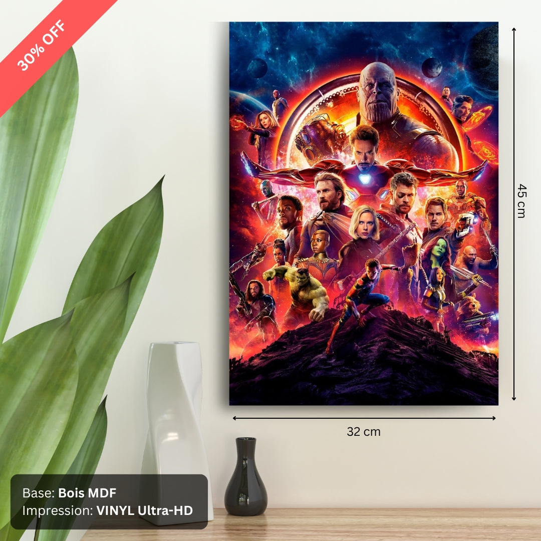 Tableau MDF - Marvel