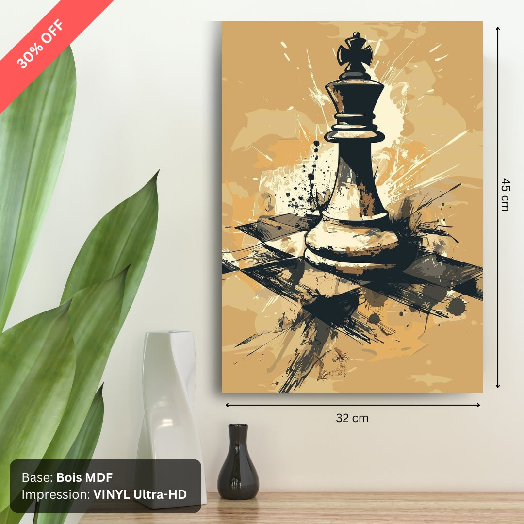 Tableau MDF - Chess Vintage