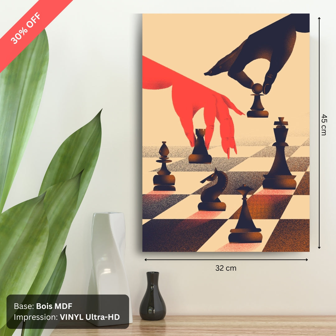 Tableau MDF - Chess Hands