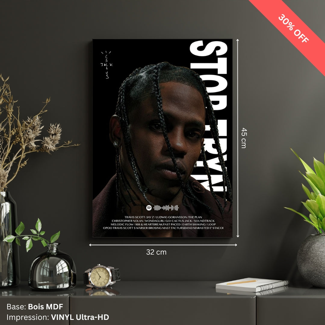 Tableau MDF - Travis Scott