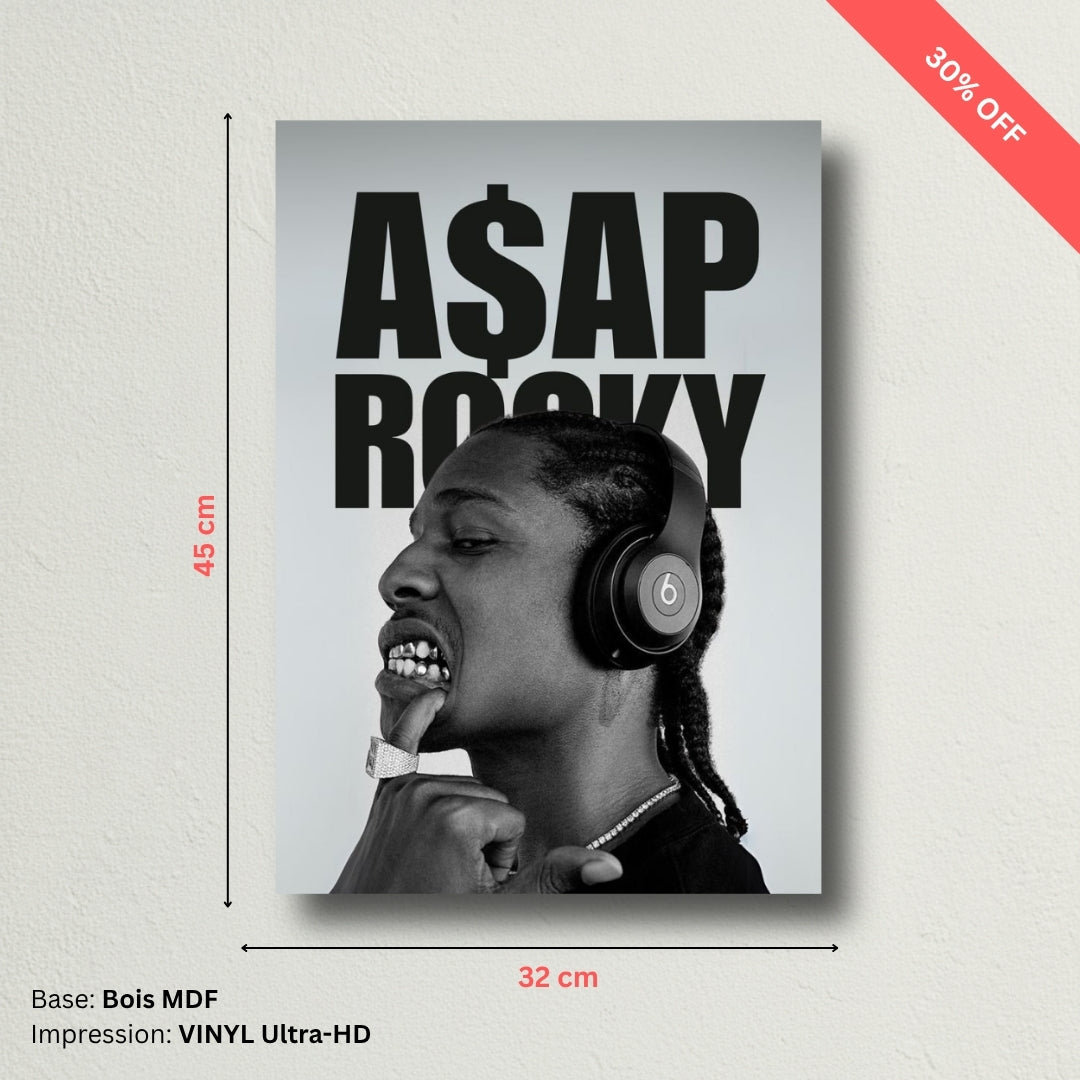 Tableau MDF - A$AP Rocky