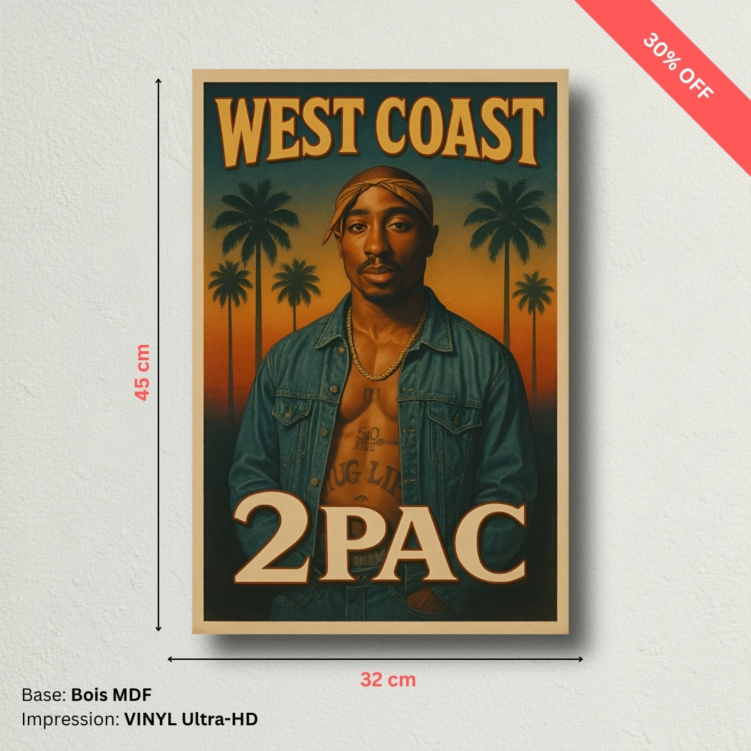 Tableau MDF - 2PAC