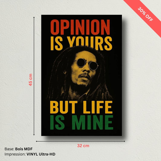 Tableau MDF - Bob Marley