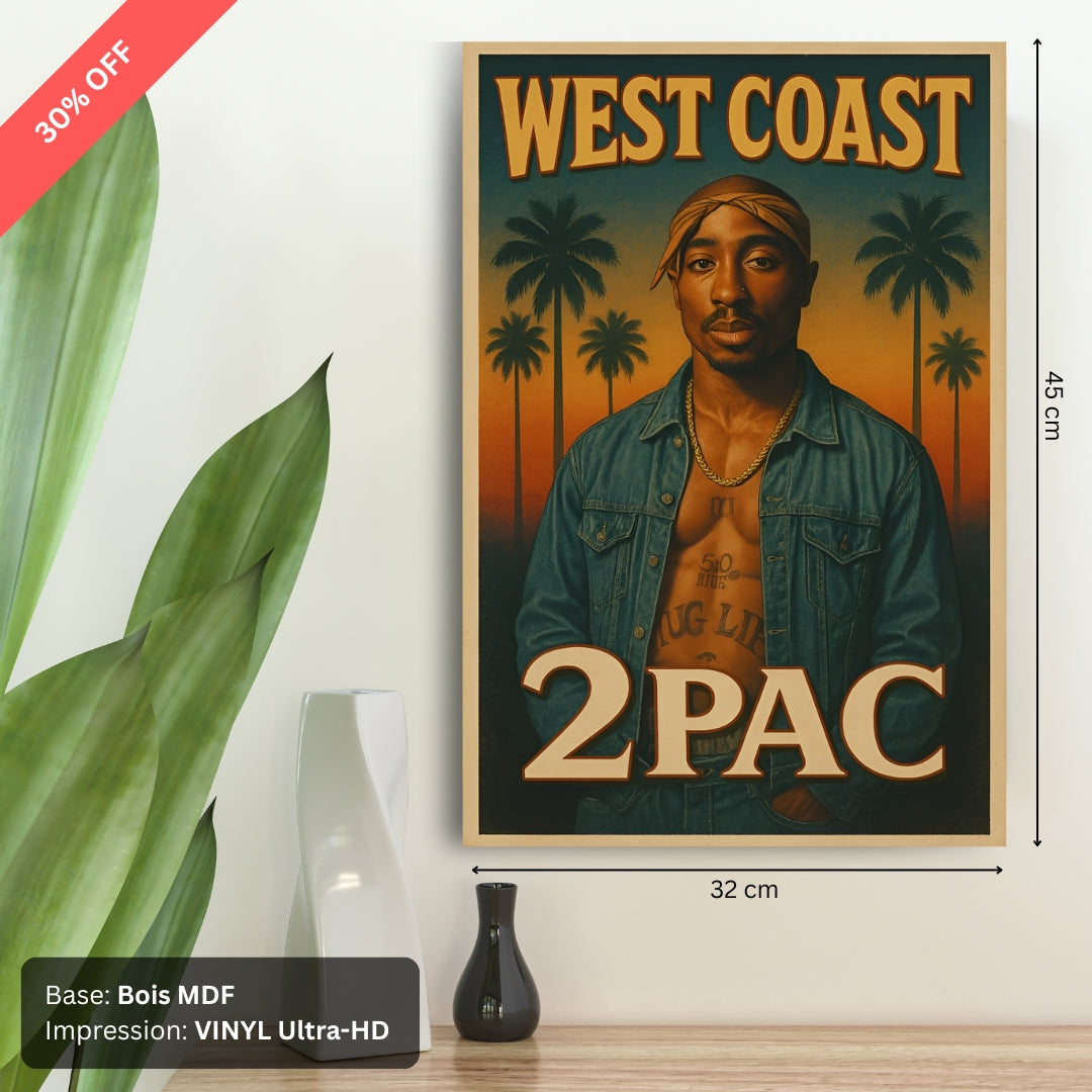 Tableau MDF - 2PAC