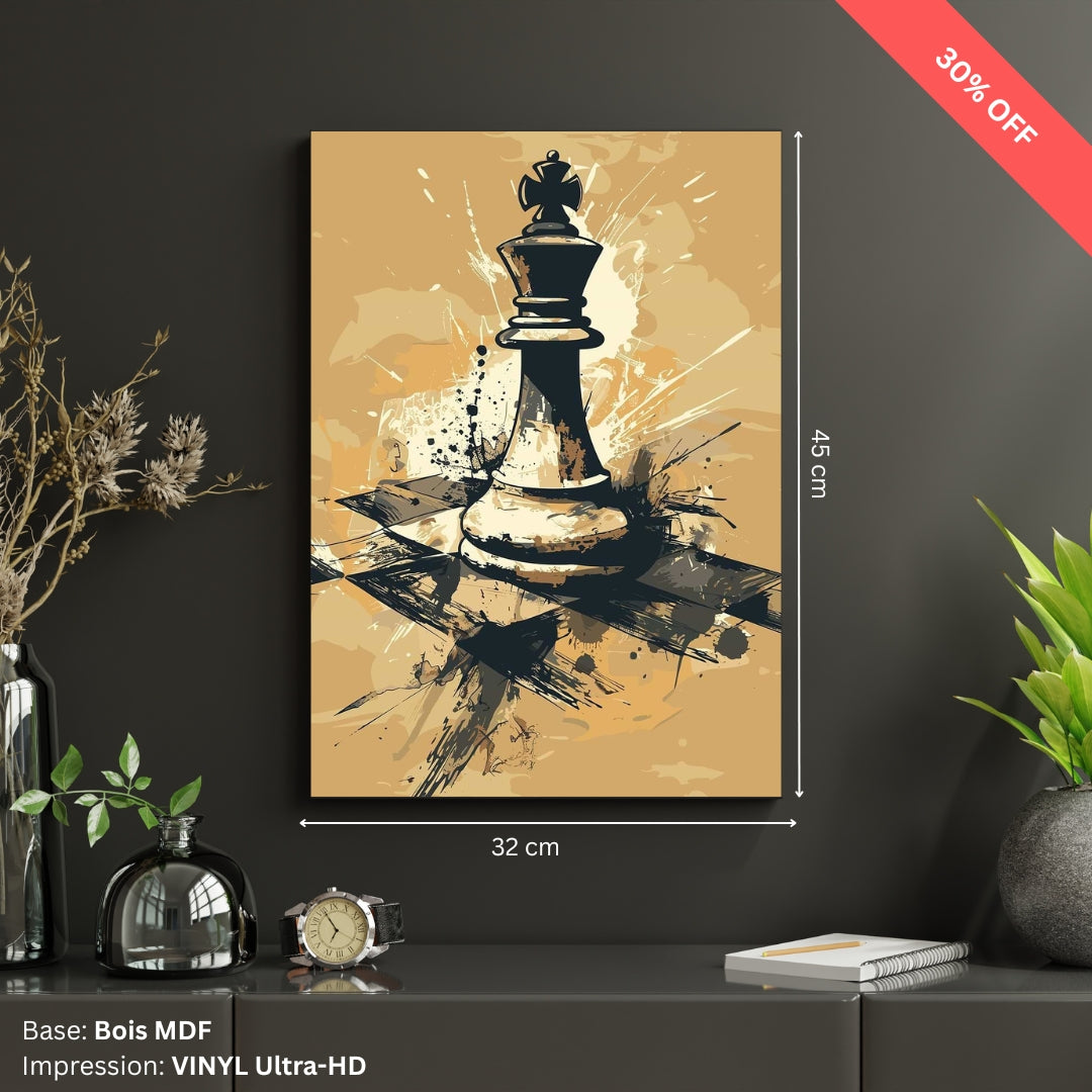 Tableau MDF - Chess Vintage