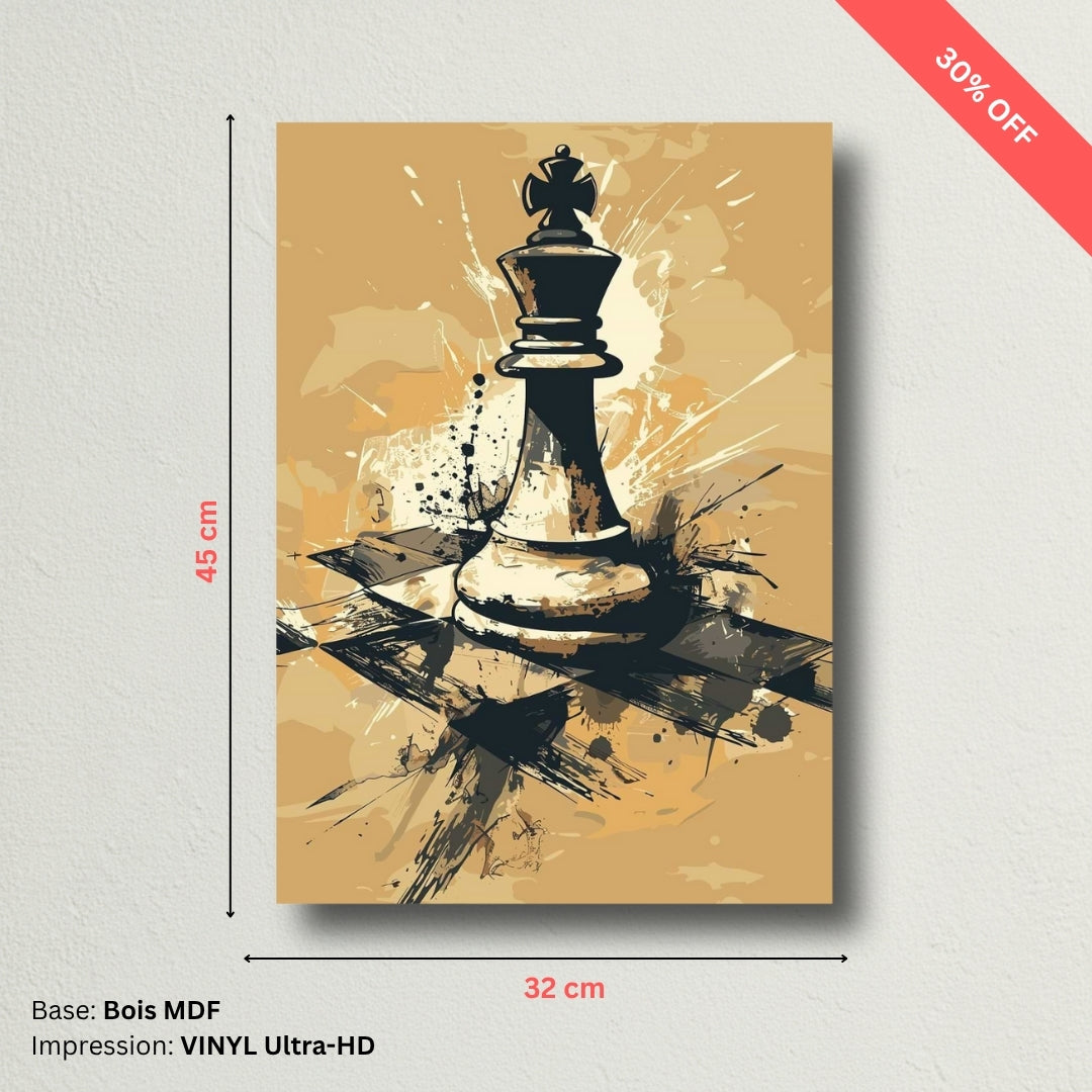 Tableau MDF - Chess Vintage