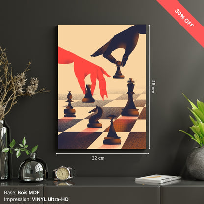 Tableau MDF - Chess Hands