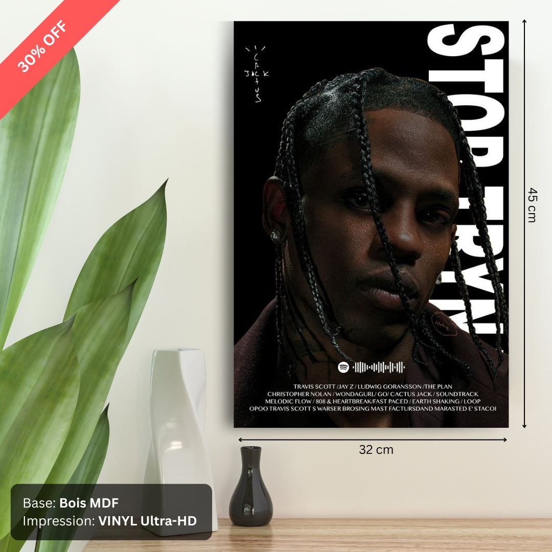 Tableau MDF - Travis Scott