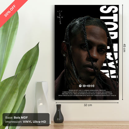 Tableau MDF - Travis Scott