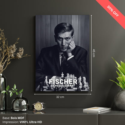 Tableau MDF - Bobby Fischer